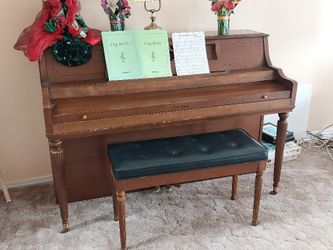 Vintage upright piano