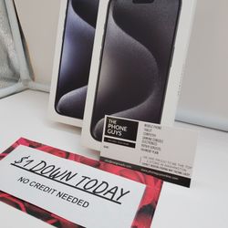 Apple IPhone 15 Pro Brand New - $1 Down Today - NO CREDIT Needed