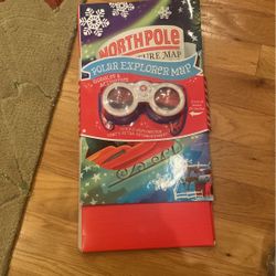 Kids North Pole Scavenger Hunt Map Cool Christmas Activity 