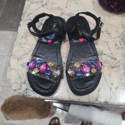 Girls' sandals, size 2, Steve Madden