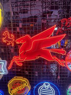 Mobil Pegasus Neon Sign