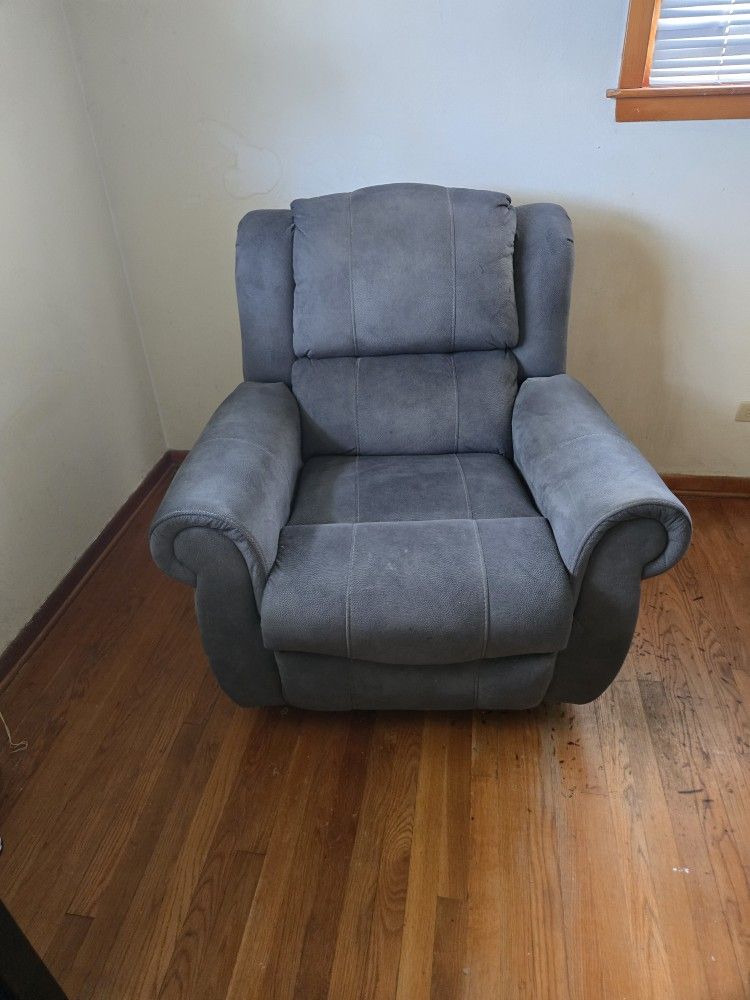 Blue Recliner