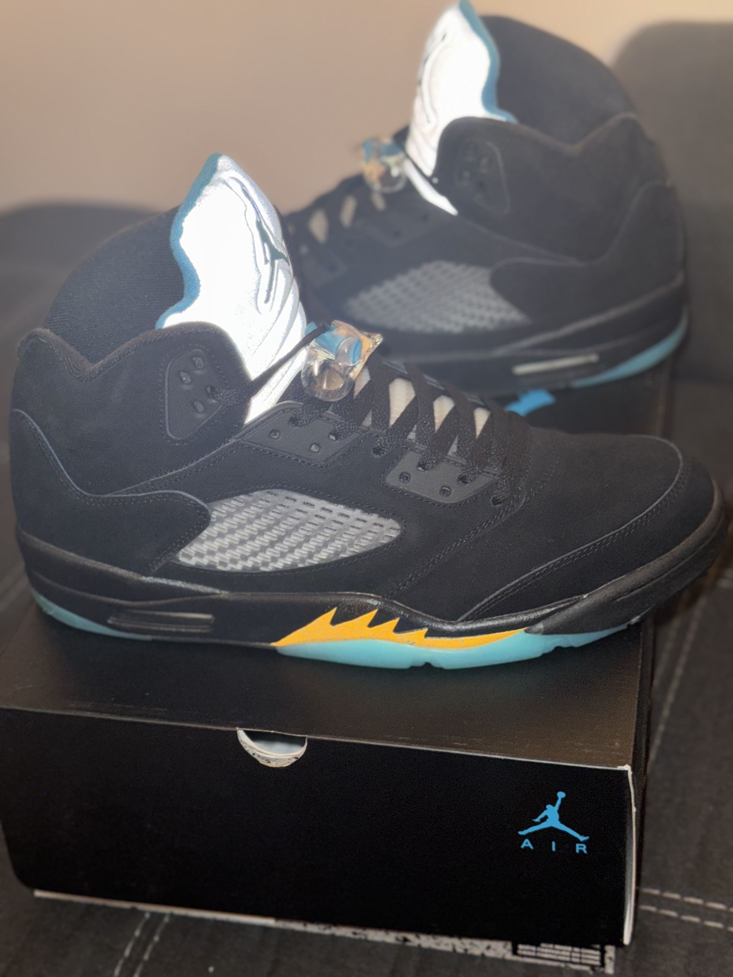 Jordan 5 Aqua (Worn Once)
