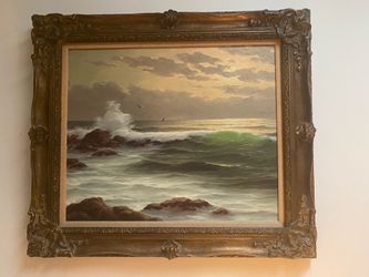 Seascape oil painting
