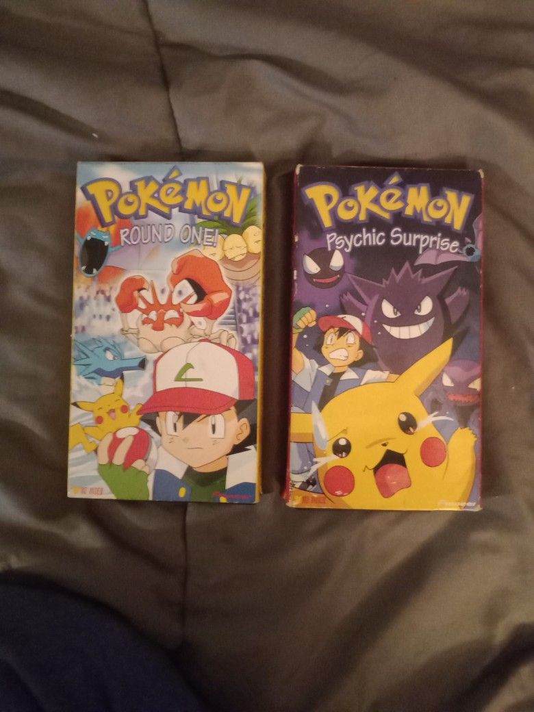 Two Pokemon Vhs