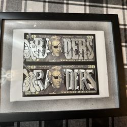 Custom Raiders Framed Art