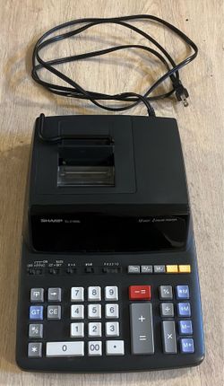 Sharp EL-2196BL 12-Digit Printing Calculator