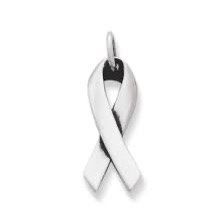 James Avery silver Awareness Ribbon Charm