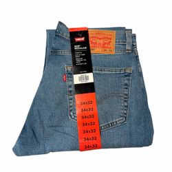 Authentic Levi’s 505 Regular Fit Stretch Jeans – Blue – W34 L32 – New with Tags