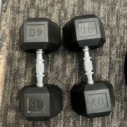 40lbs Set Dumbbells