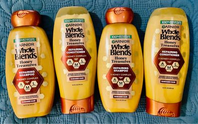 Garnier Whole Blends Honey Treasures Shampoo & Conditioner Bundle