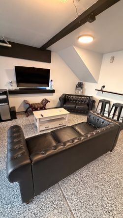 Black Couch Set