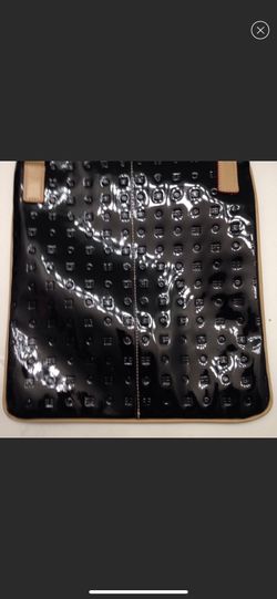 Arcadia patent leather messenger bag cross body