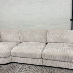 New 127’ Long Corduroy Couch / Free Delivery 