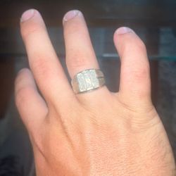 10kt Mens Diamond Ring