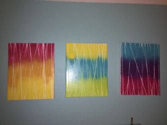3 piece wall art