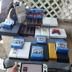 I have PS3 PS4 PS5 Hackable 9.0 Oled Switch Xbox One S Games installed. Im Willing to Trade Pokémon one piece cards electric bike ebike iPhone max pro