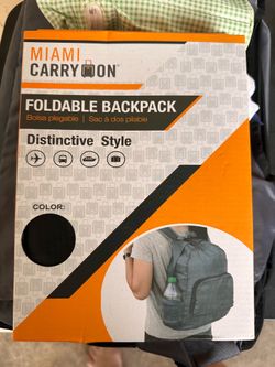 Miami Carry On Foldable Backpack - Brand New
