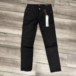 Purple Jeans Black Brand New Size 32 