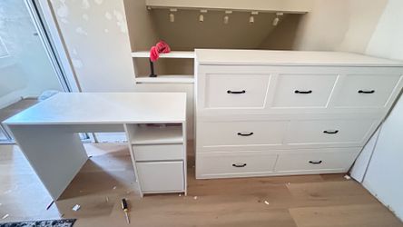 Murphy full size bed and desk