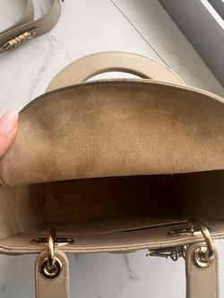 Medium Lady Dior Bag Sand-Colored Cannage Lambskin