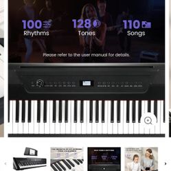 88 Key Digital Piano Keyboard (New)