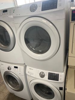 Samsung front loader washer and dryer set, stacakble  -free delivery