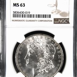1883 O $1 Morgan Silver One Dollar MS63 NGC 