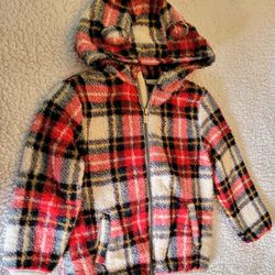 Old Navy Toddler Girls' Sherpa Zip-Up Jacket (Size 4T)