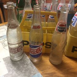 Original Pepsi-Cola Glass Bottles 