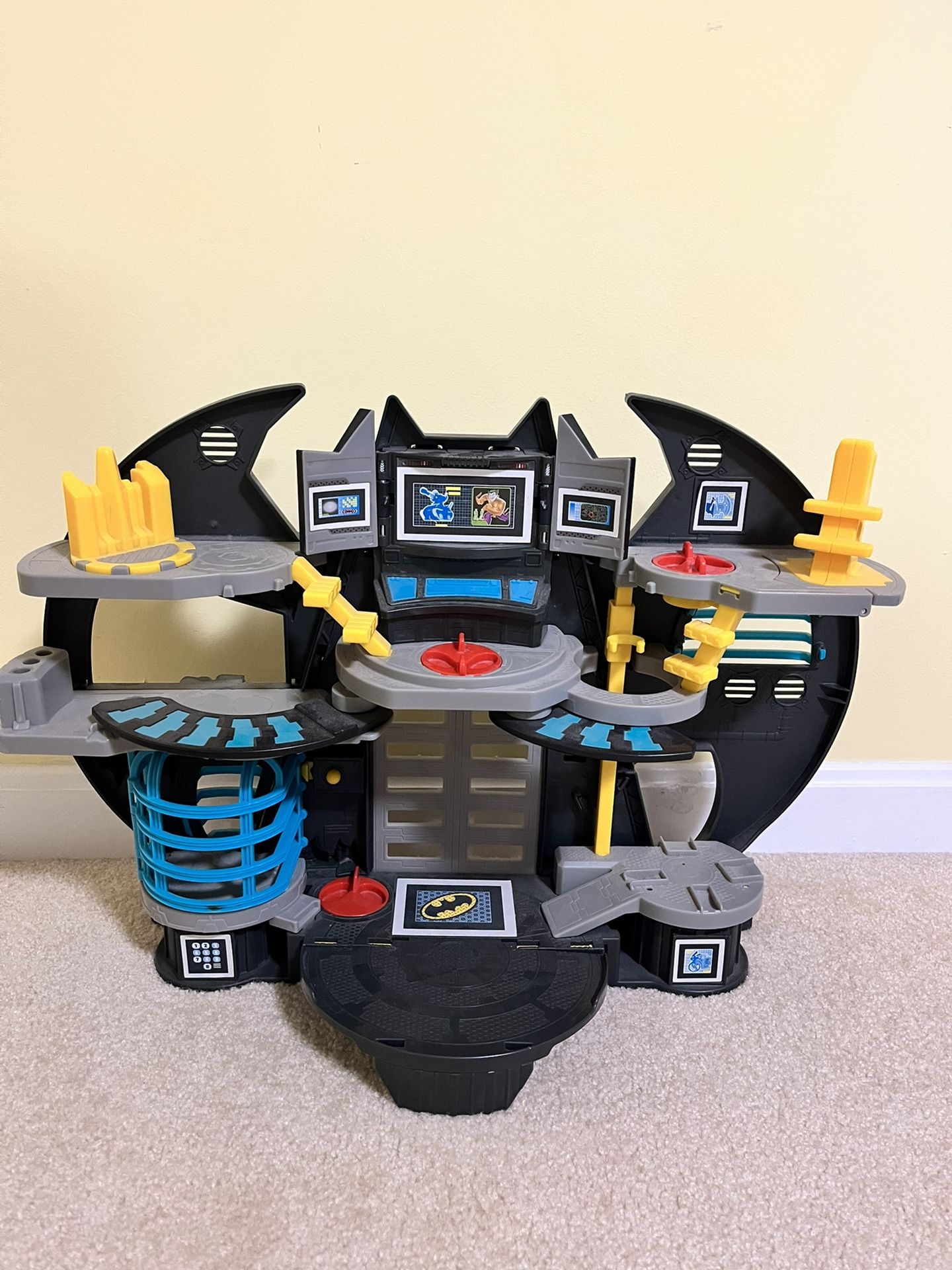 BATMAN MATTEL Imaginext DC Comics Super Friends Batcave X7677 Fisher Price