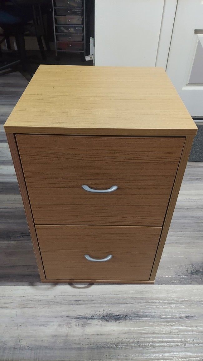 Wood Filing Cabinet 
