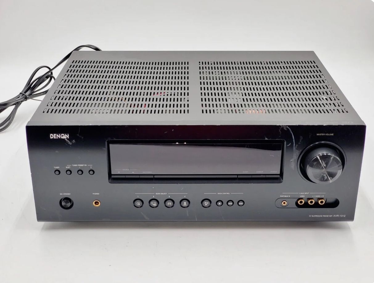 Denon AVR-1312, HD Audio Receiver, 3D Video 