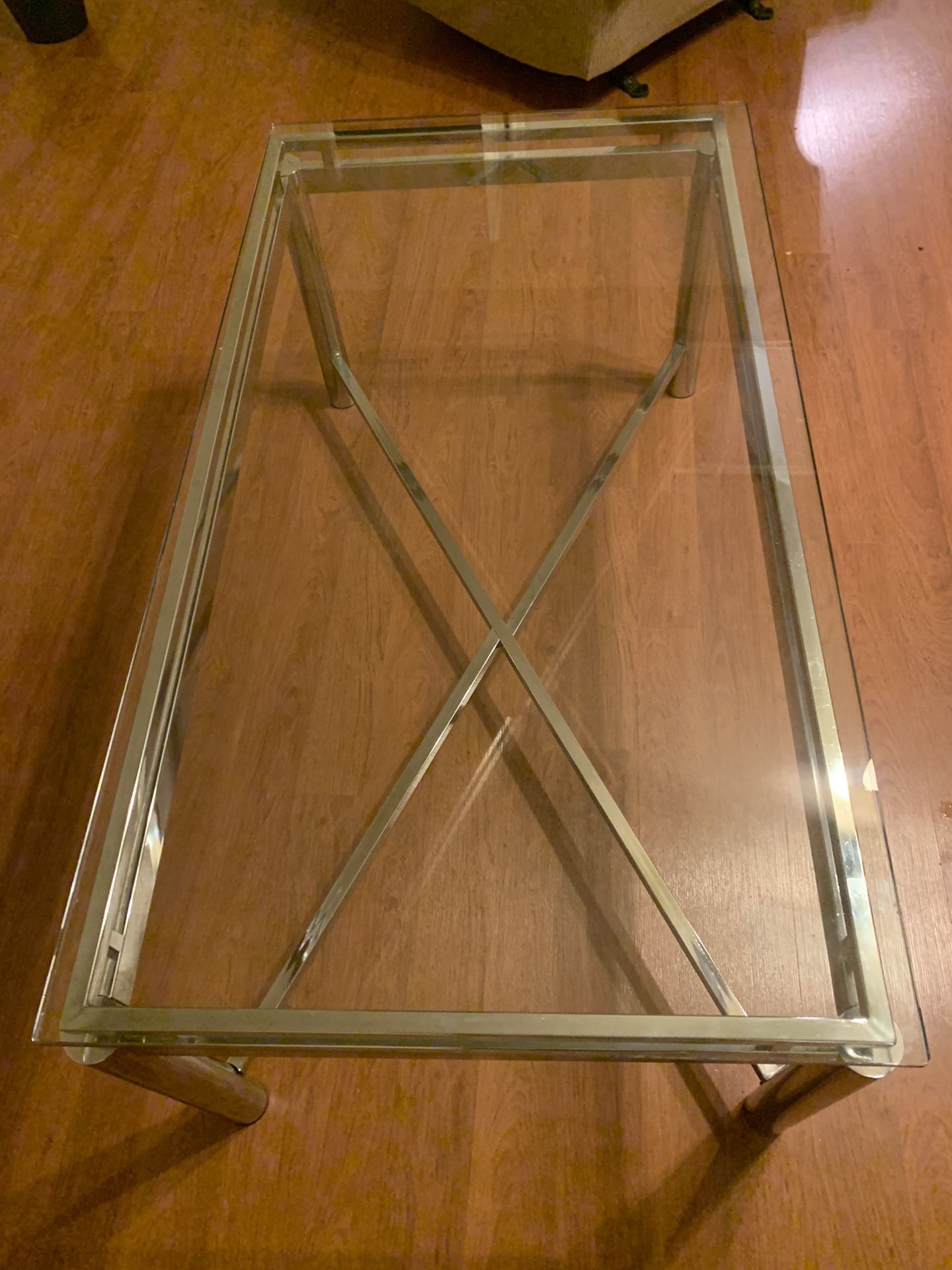 Glass Coffee Table No Chips Or Cracks