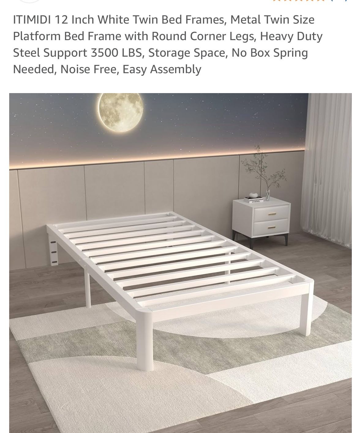 Twin bed frame