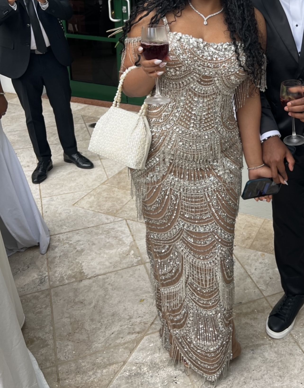 ✨ Custom Oobiuku Hand-Beaded Reception Dress ($700) ✨