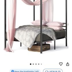 Queen Size Canopy Bed BRAND NEW UNOPENED BOX!!