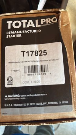 2007 Starter (Remanufactured) New