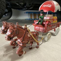  Cast Iron Vintage Coca Cola Toy 