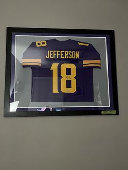 Justin Jefferson Signed jersey