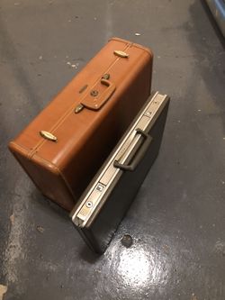 Pair of Vintage Samsonite Luggage