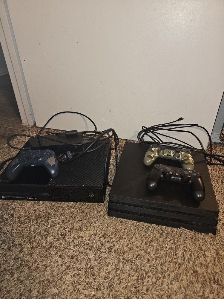 Ps4 PRO And XBOX ONE
