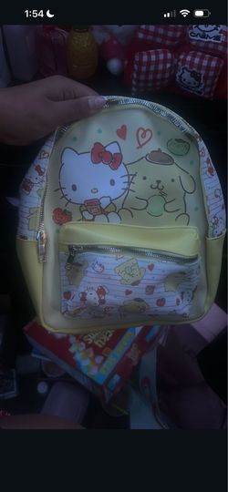 Yellow hello kitty mini backpack