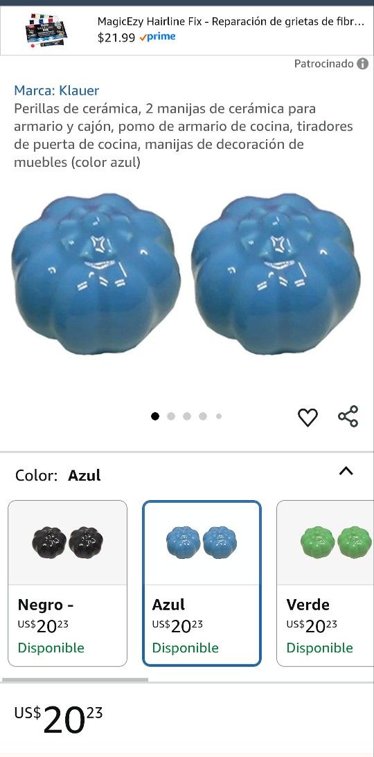Ceramic Pumpkin Drawer Knobs