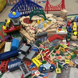 Wooden Train Set