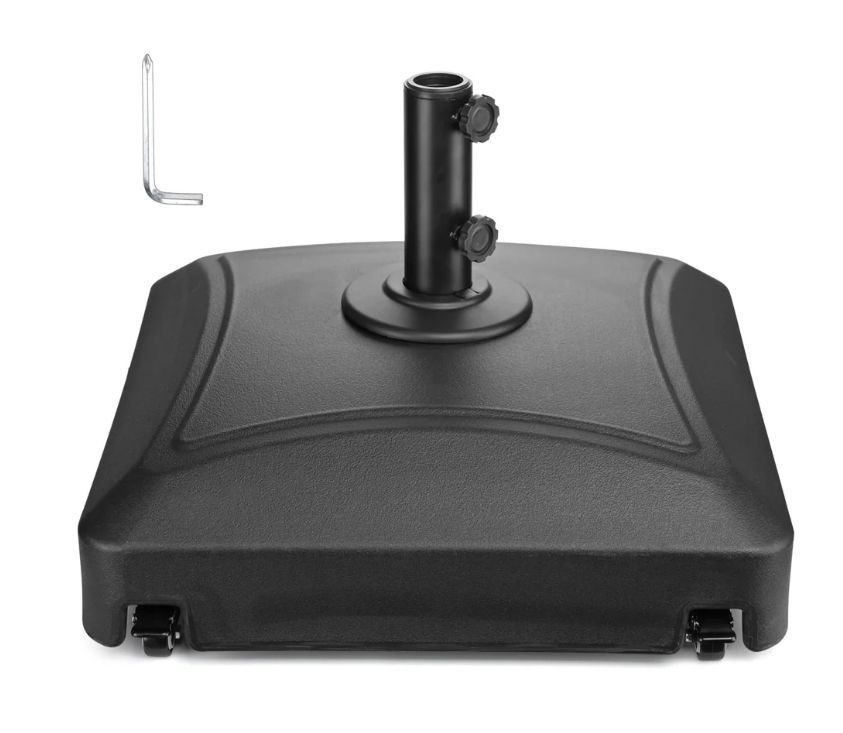 Outdoor Umbrella Weight with Wheels 88-143 lbs Patio Umbrella Base - Halloween Sale