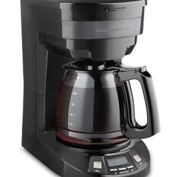 Hamilton Beach 12 Cup Programmable Drip Coffee Maker with 3 Brew Options