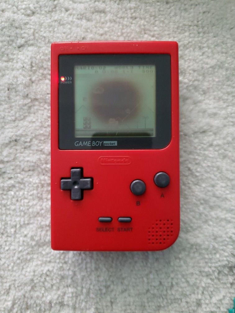 Original 1996 Game Boy Pocket Red