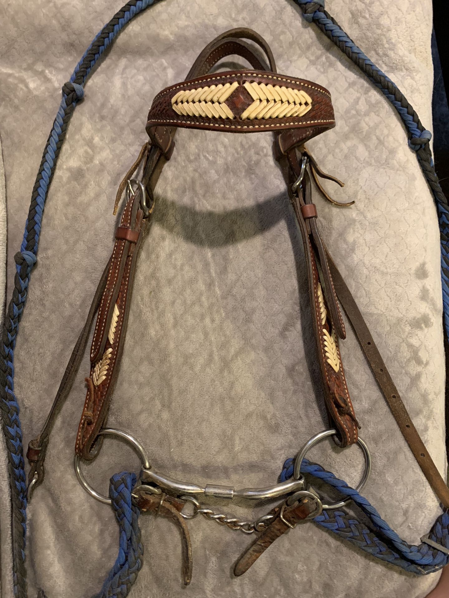 Myler O Ring Snaffle And Billy Cook Head Stall