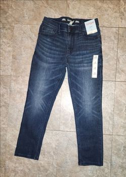 Cat&jack girls adjustable waist denim jeans new